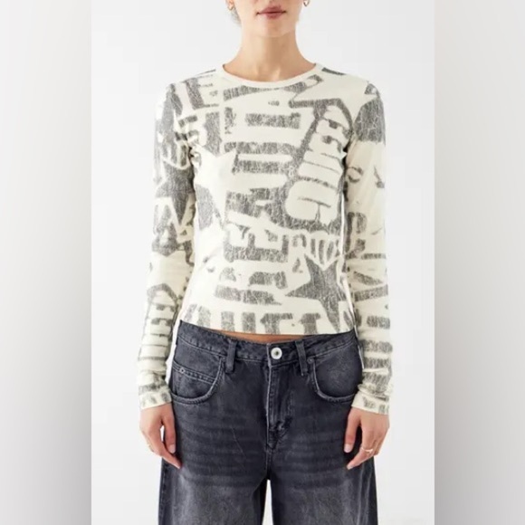 BDG Stamp long Sleeve Shirt Small - Picture 1 of 3